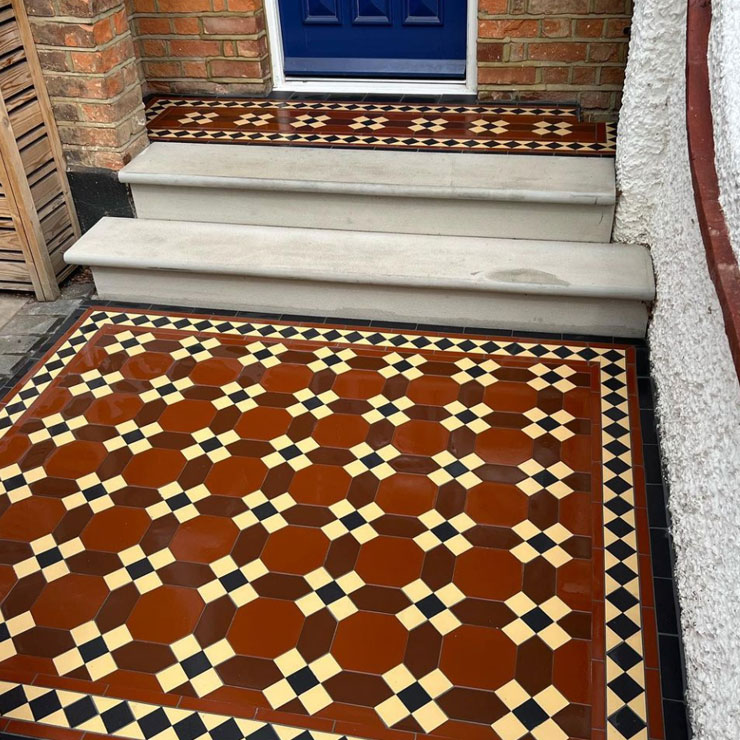 Tiled Steps